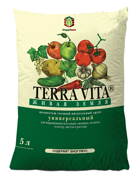 Живая земля Фарт 5л Terra Vita